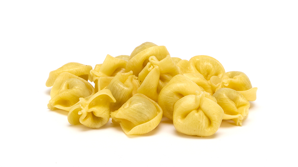 Tortellini di carne freschi all'uovo